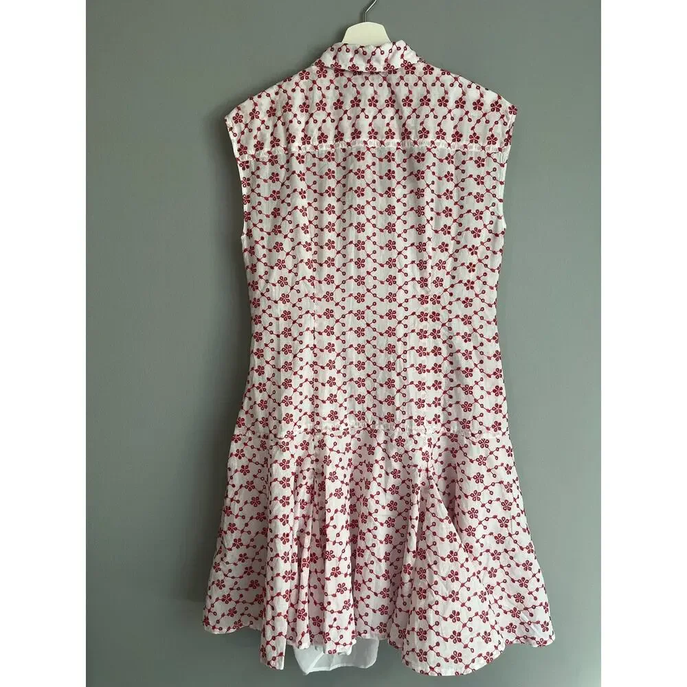 J.Crew NWT $177.99 Preppy Romantic Cottagecore Floral Embroidered Dress Sz 8